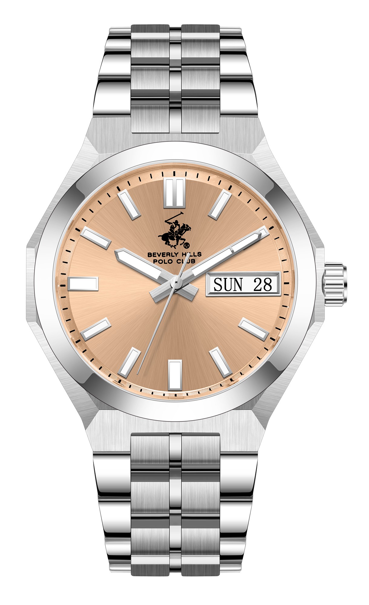 Мужские часы Beverly Hills Polo Club  BP3912X.300  часы, кварцевый механизм, сталь, 40 мм