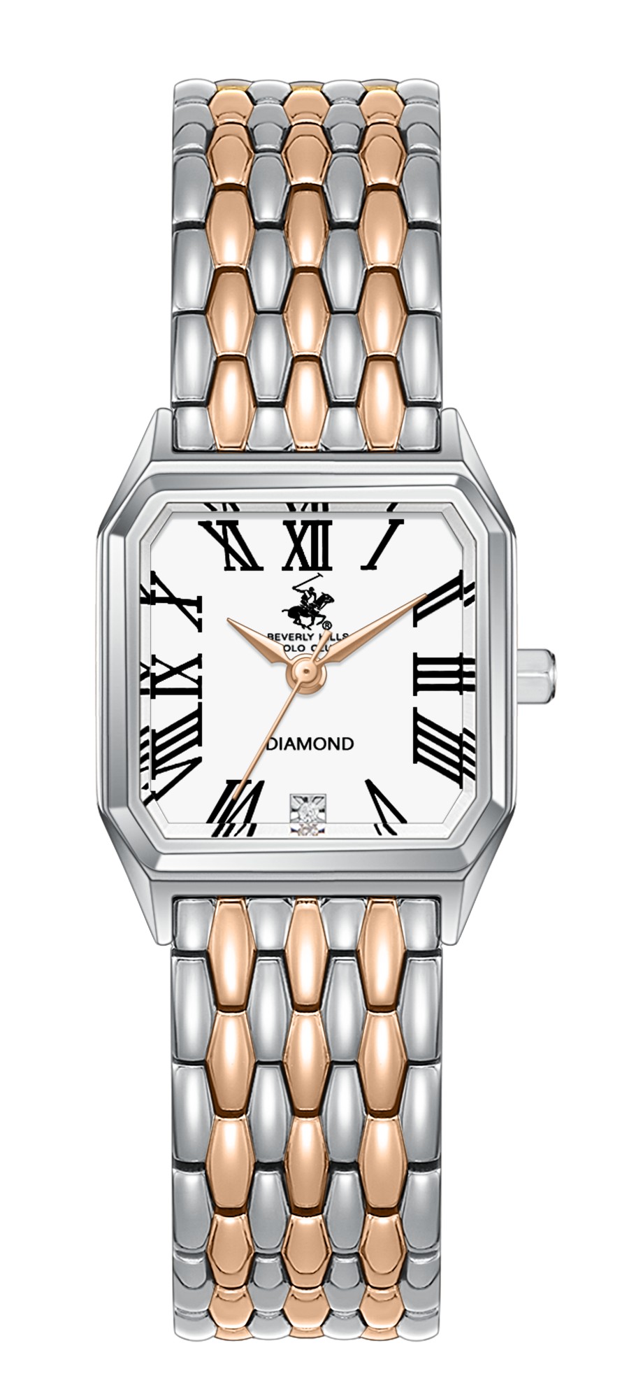 Женские часы Beverly Hills Polo Club  BP3916C.530  часы, кварцевый механизм, суперметалл с покрытием, 22х28 мм