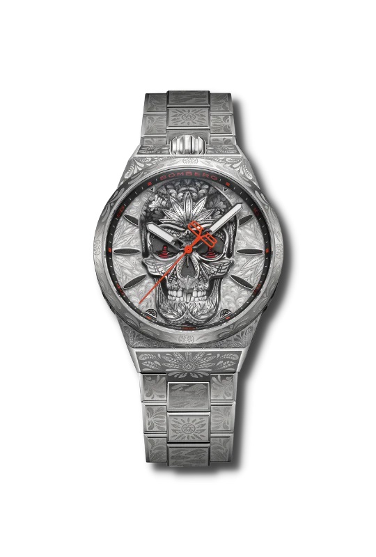 BOMBERG  Мужские швейцарские часы, кварцевый механизм, сталь, 43мм