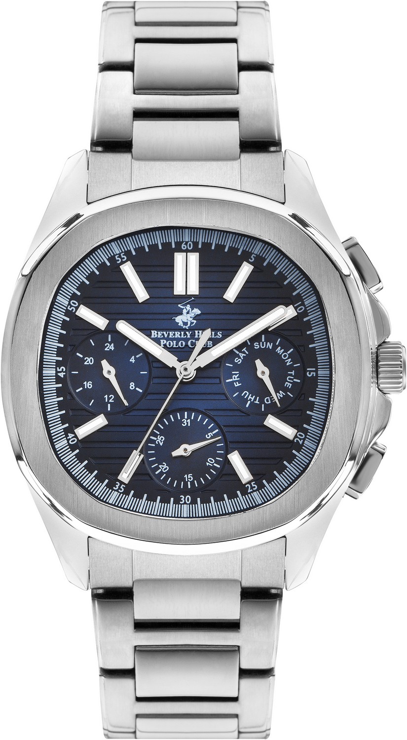 Мужские часы Beverly Hills Polo Club  BP3212X.390 Мужские часы, кварцевый механизм, сталь, 42 мм