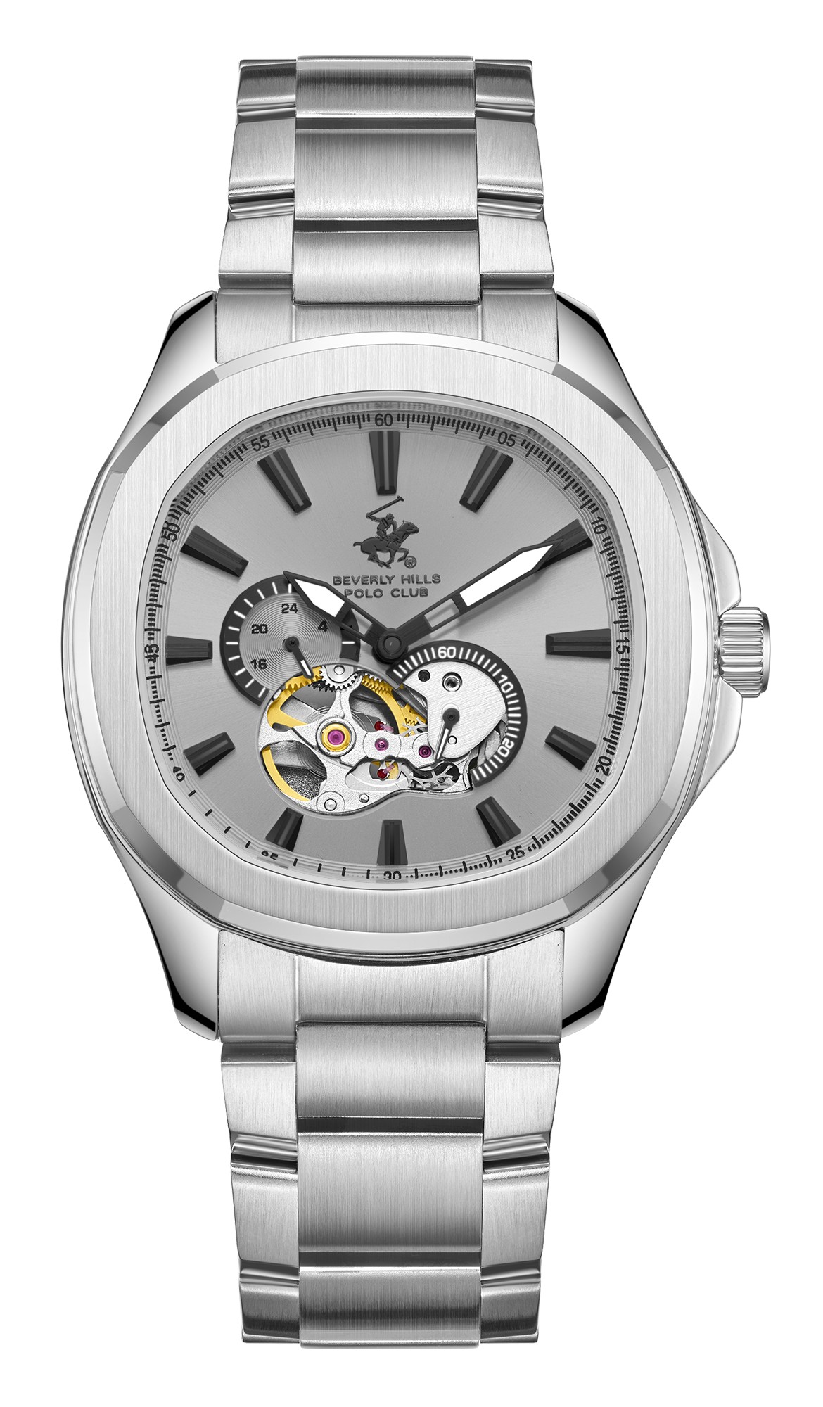 Мужские часы Beverly Hills Polo Club  BP3728X.330  часы, автоматический механизм, сталь, 41 мм