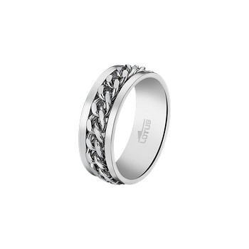 Men Rings Кольцо(LS2394-3/128) Брутальное мужское кольцо Lotus из нержавеющей стали