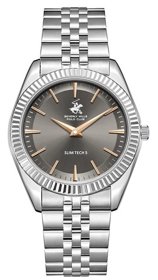 Мужские часы Beverly Hills Polo Club  BP3830X.360  часы, кварцевый механизм, сталь, 39 мм