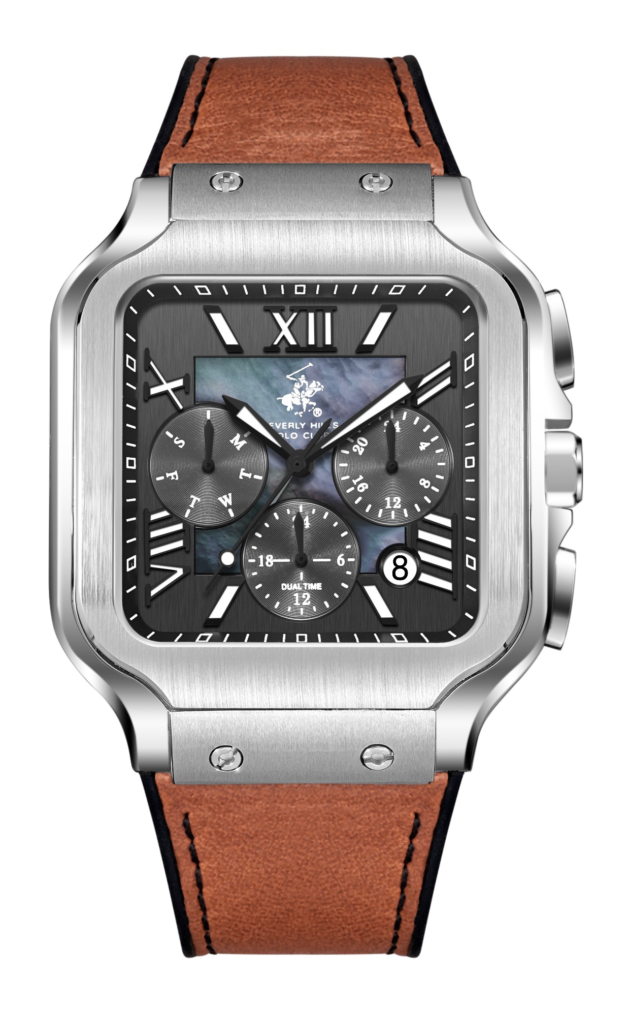 Мужские часы Beverly Hills Polo Club  BP3854X.364  часы, кварцевый механизм, сталь, 40 мм