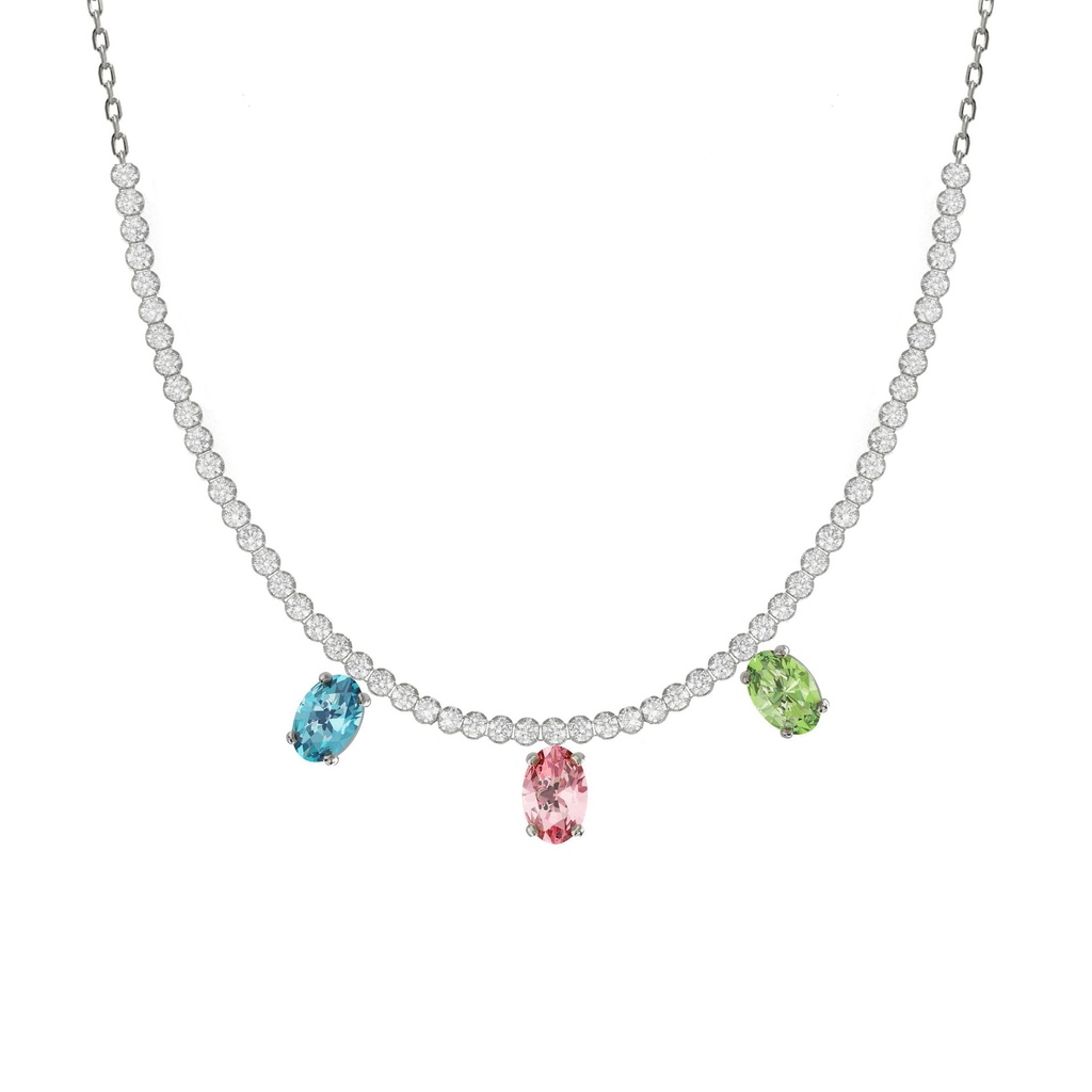 VC Jewelry 1958 SL, VICTORIACRUZ, Колье(A5225-MHG) Женские испания колье,  механизм, серебро 925 проба, 40-45 см