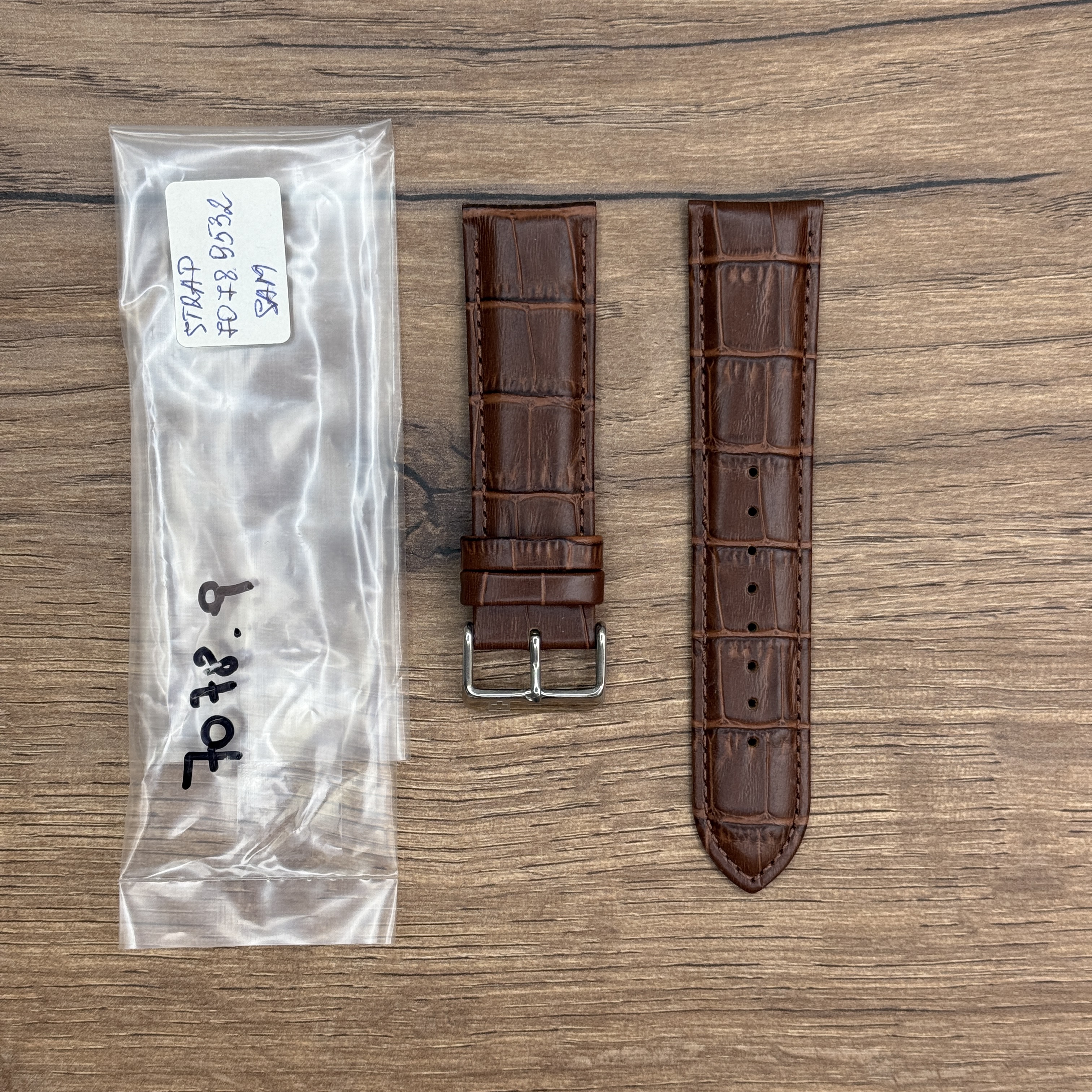 Ремешок для часов Swiss Alpine Military коричневого цвета из натуральной кожи 