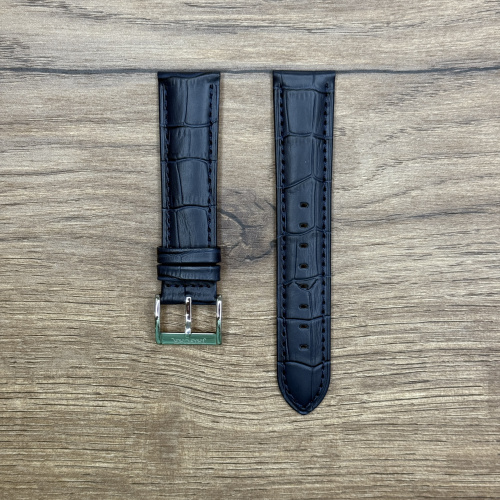 Ремешок для часов Jaguar из кожи теленка, синий, J884 21мм Кожаные ремешки - стильные, надёжные и долговечные, способные составить достойную пару часам со стальным корпусом или часам из титана. Аксессуары из кожи не рекомендуется использовать в воде. У нас присутствуют только высококачественные материалы и оригинальный товар от производителя.