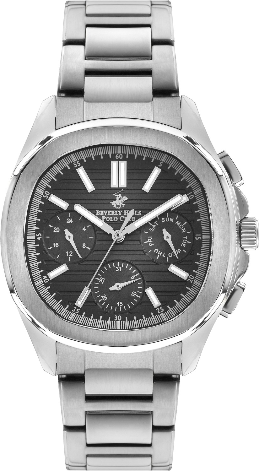 Мужские часы Beverly Hills Polo Club  BP3212X.350 Мужские часы, кварцевый механизм, сталь, 42 мм