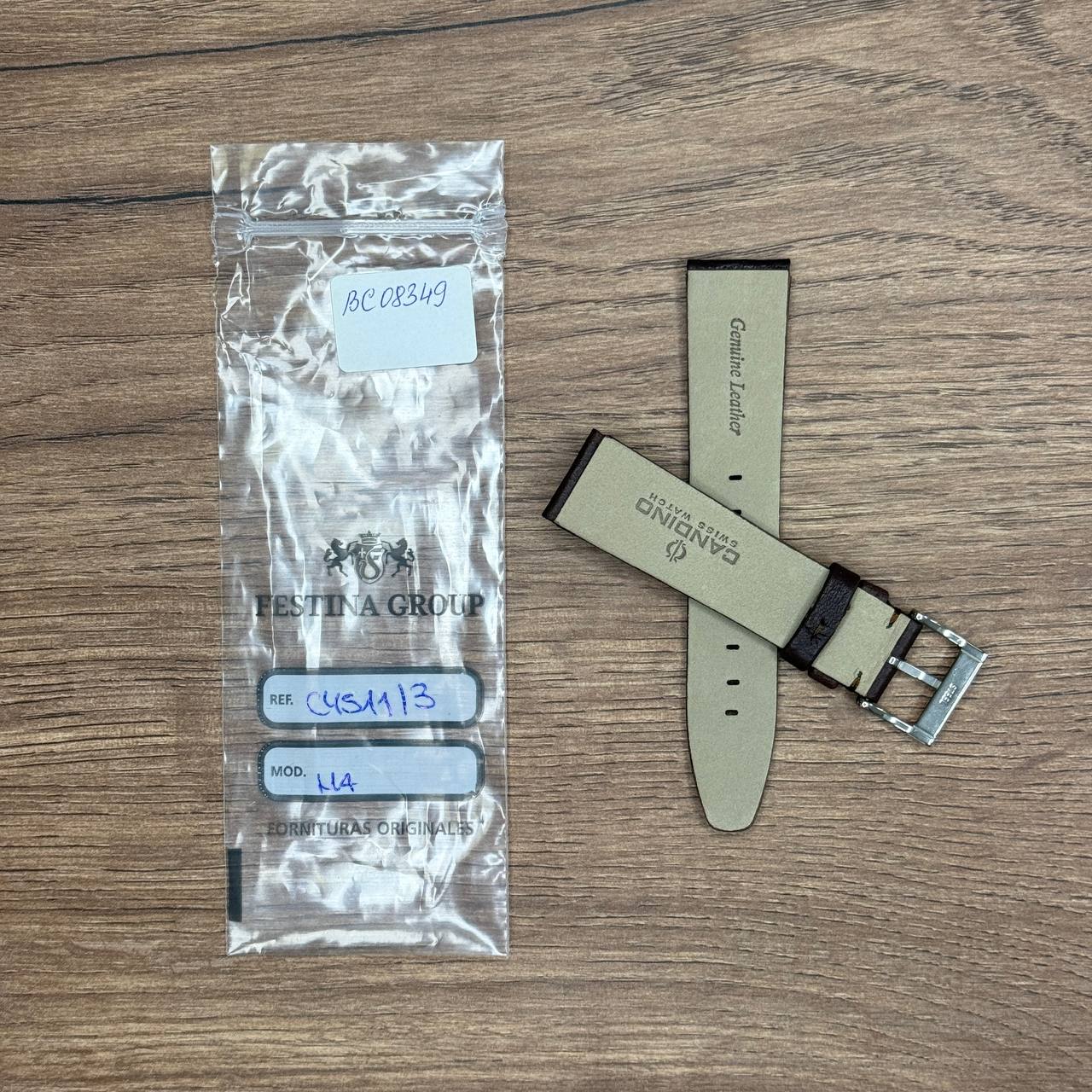 Ремешок для часов Candino из кожи теленка, коричневый,  21 мм, для C4511/3 