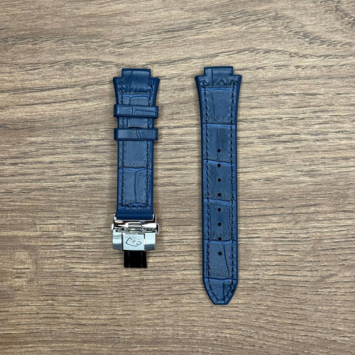 Ремешок для часов Jaguar из кожи теленка, синий, для J1032 